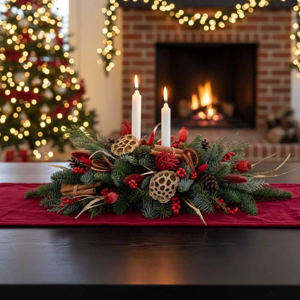 Centre de table de Noël